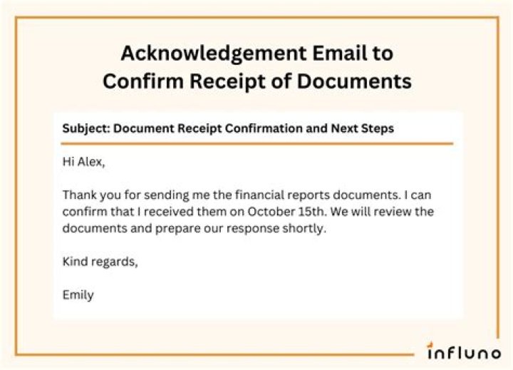 How do I ask for Acknowledgement of receipt?