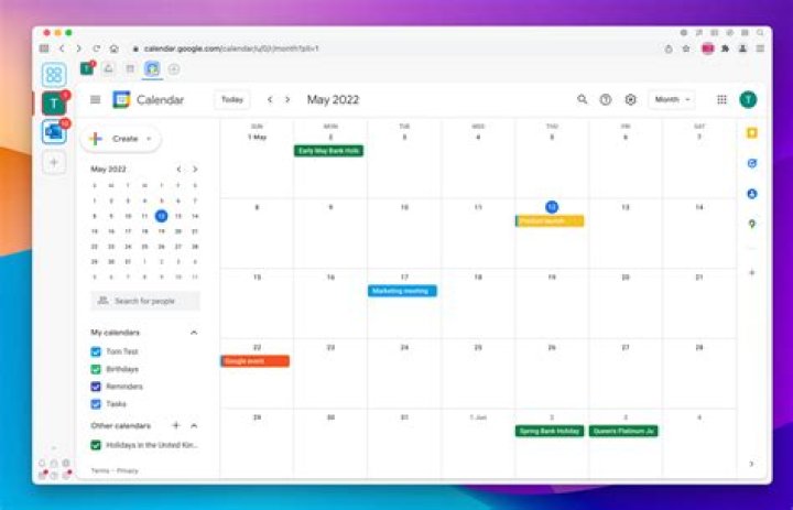 Is there a calendar on Chromebook?